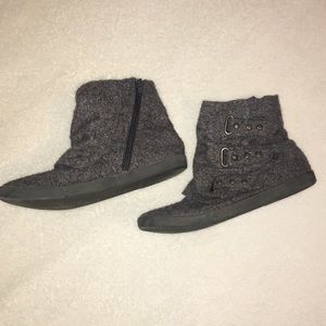 Gray Blowfish Booties